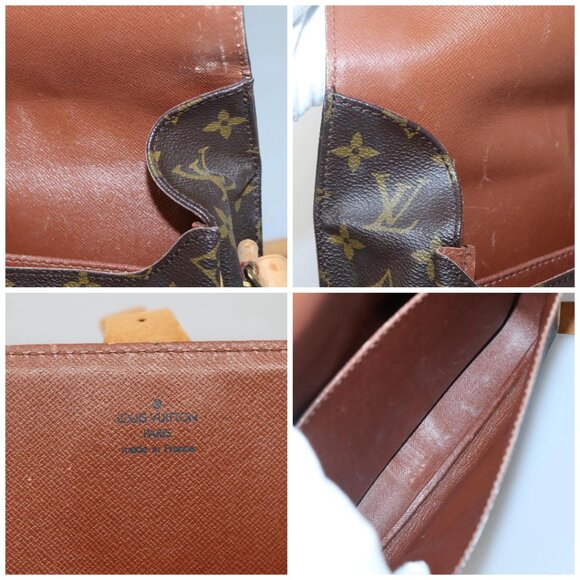 LOUIS VUITTON Monogram Cartouchiere GM Shoulder Bag M51252 LV Auth BA4214 - Picture 16 of 16